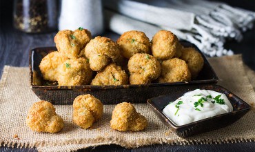 Baked Breaded Garlic Mushrooms