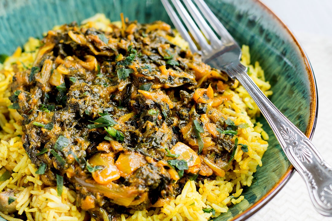 Quick and Easy Sag Bahji Spinach Curry Ready to eat in just 10 minutes!