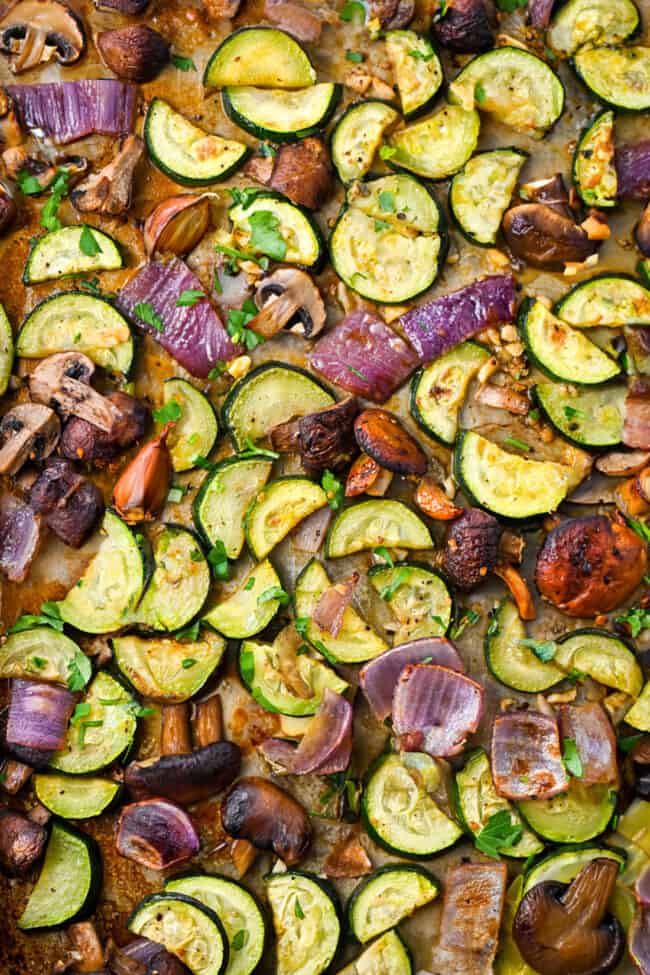 Image showcasing Easy Roasted Vegetable Pasta Recipe