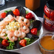 Savor all the flavors of this French inspired recipe from Erren's Kitchen for Catalina Style Peppadew Salad Dressing. This tangy and sweet homemade dressing is Catalina style dressing with a twist.