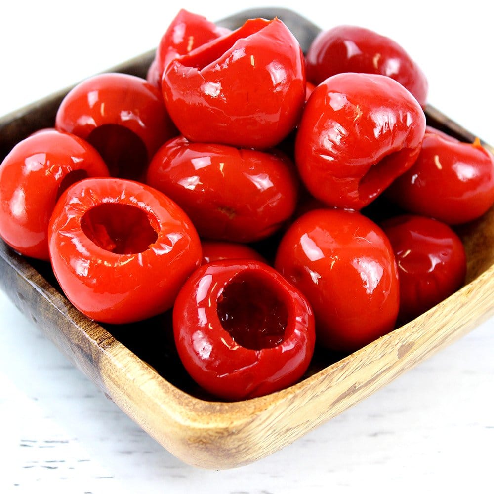 peppers in a bowl