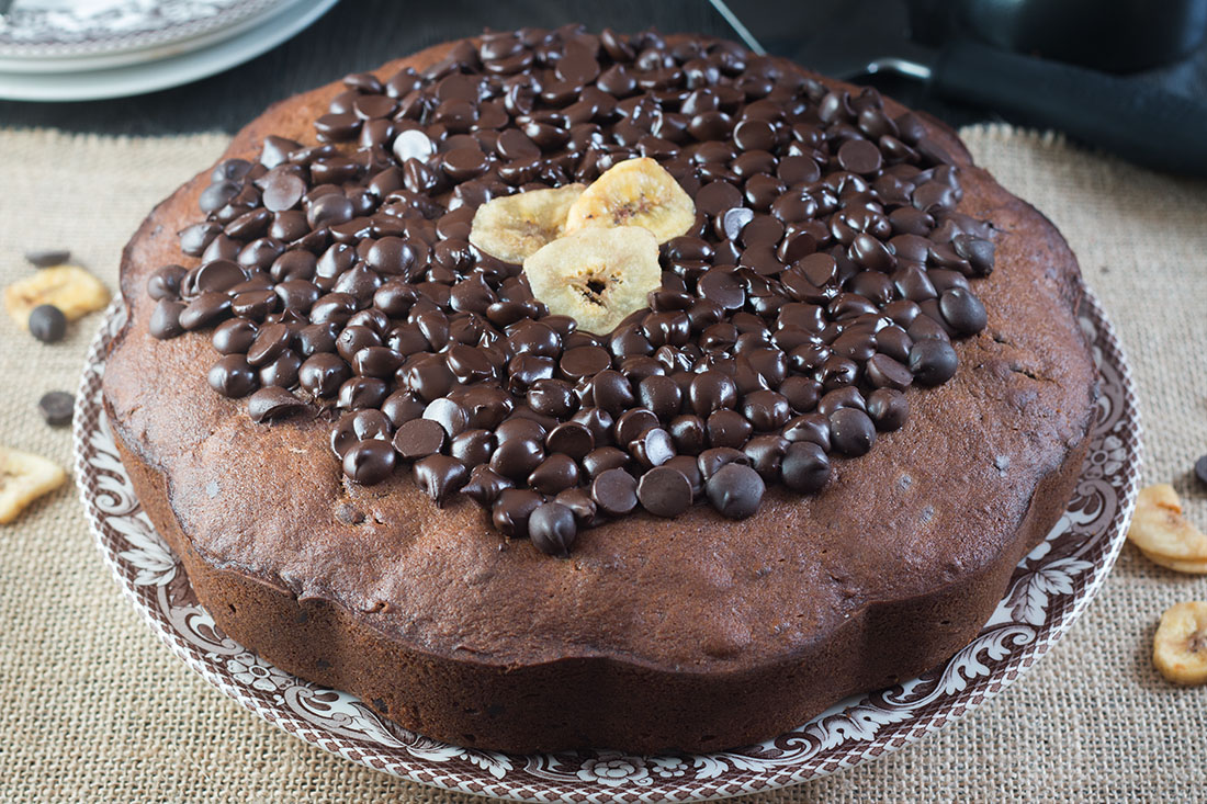 Forget banana bread, use up over-ripe bananas with this impressive recipe from Erren's Kitchen for Chocolate Chip Banana Cake. Just one look at this chocolate and banana treat is enough to know it won't be around for long!