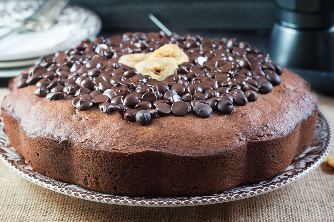 Forget banana bread, use up over-ripe bananas with this impressive recipe from Erren's Kitchen for Chocolate Chip Banana Cake. Just one look at this chocolate and banana treat is enough to know it won't be around for long!