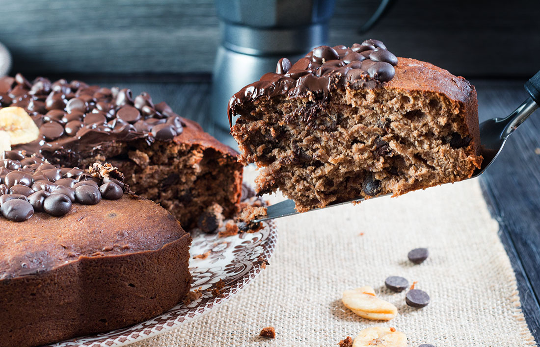 Forget banana bread, use up over-ripe bananas with this impressive recipe from Erren's Kitchen for Chocolate Chip Banana Cake. Just one look at this chocolate and banana treat is enough to know it won't be around for long!