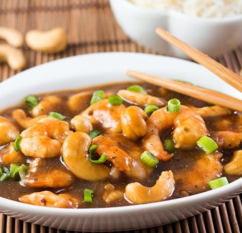 10 Minute Cashew Shrimp