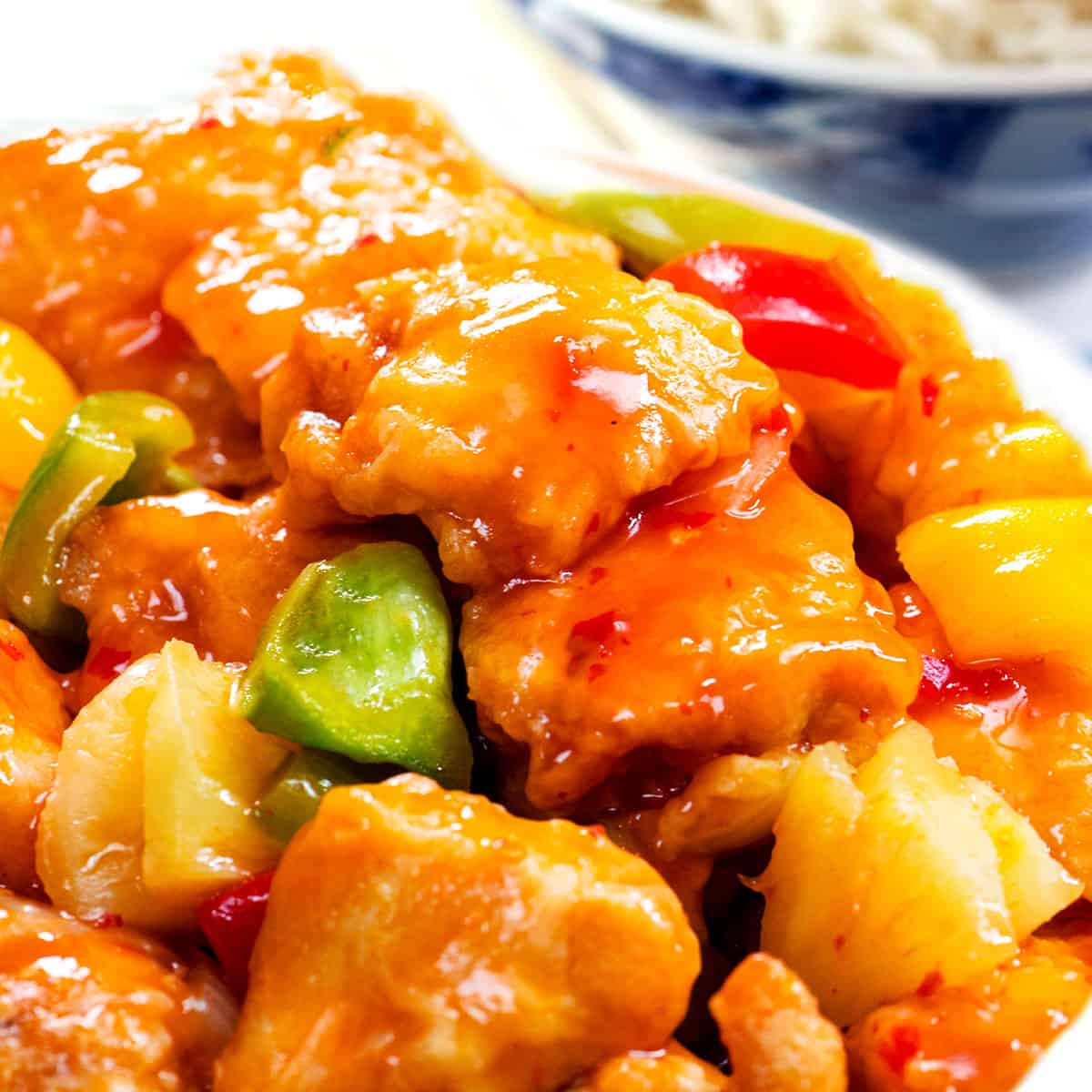 Sweet Sour Chicken with Pineapples - Erren's Kitchen