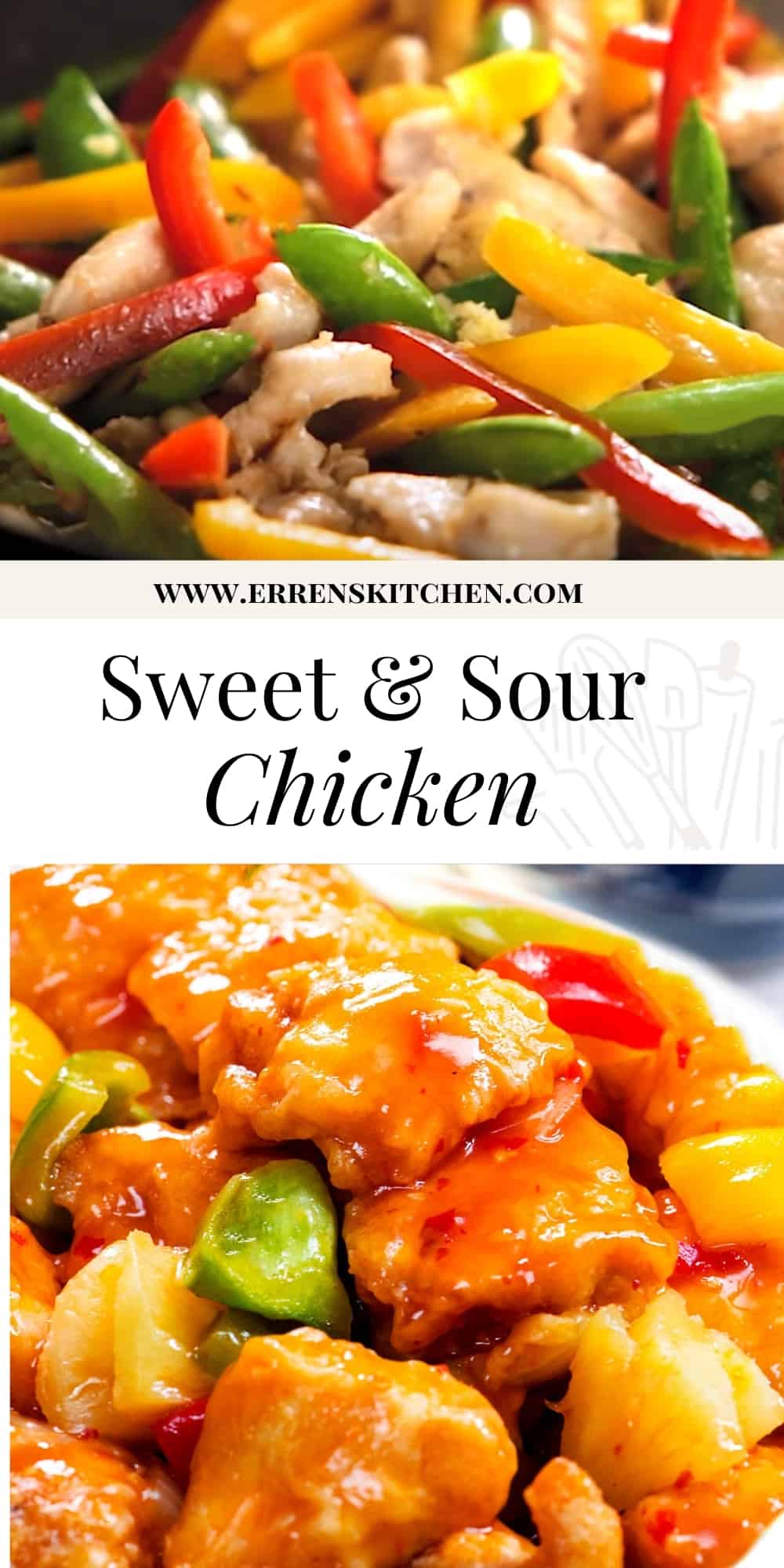 Sweet Sour Chicken with Pineapples Erren's Kitchen