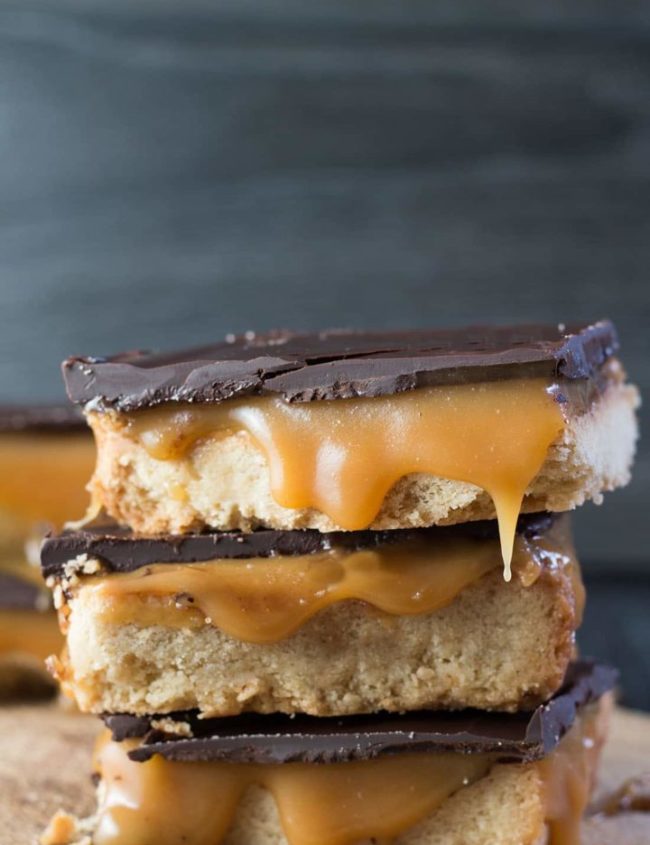 This recipe for Billionaire Shortbread has a crisp shortbread base with an indulgent Salted caramel filling that's topped with a layer of dark chocolate - pure heaven!