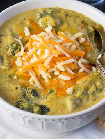 Low Carb Broccoli Cheese Soup