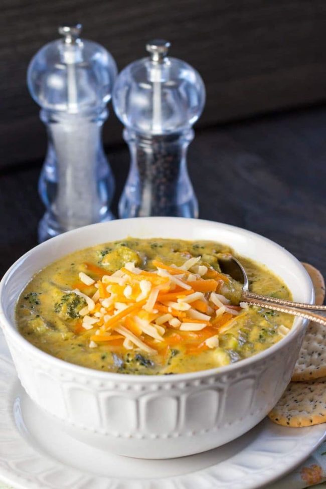 Low Carb Broccoli Cheese Soup Erren's Kitchen