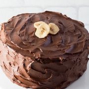 Just one look at this recipe from Erren's Kitchen for Banana Spice Cake with Chocolate Fudge Frosting is enough to know that this dessert it won't stay around for long!
