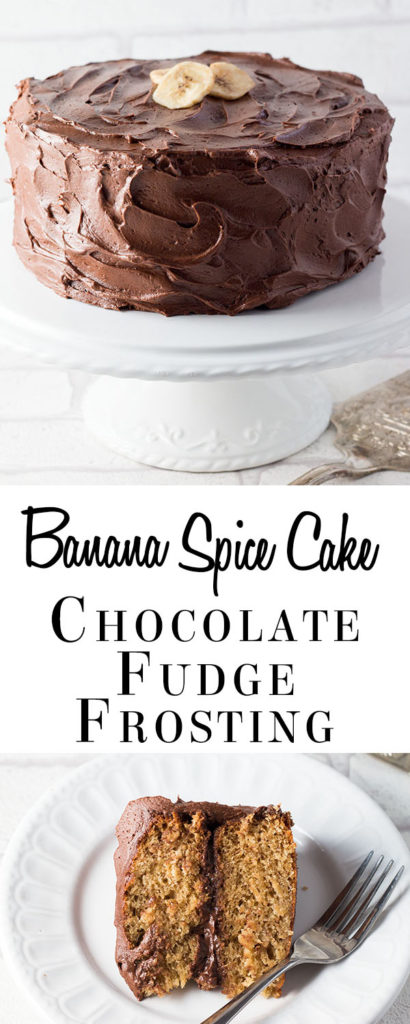 Just one look at this recipe from Erren's Kitchen for Banana Spice Cake with Chocolate Fudge Frosting is enough to know that this dessert it won't stay around for long!