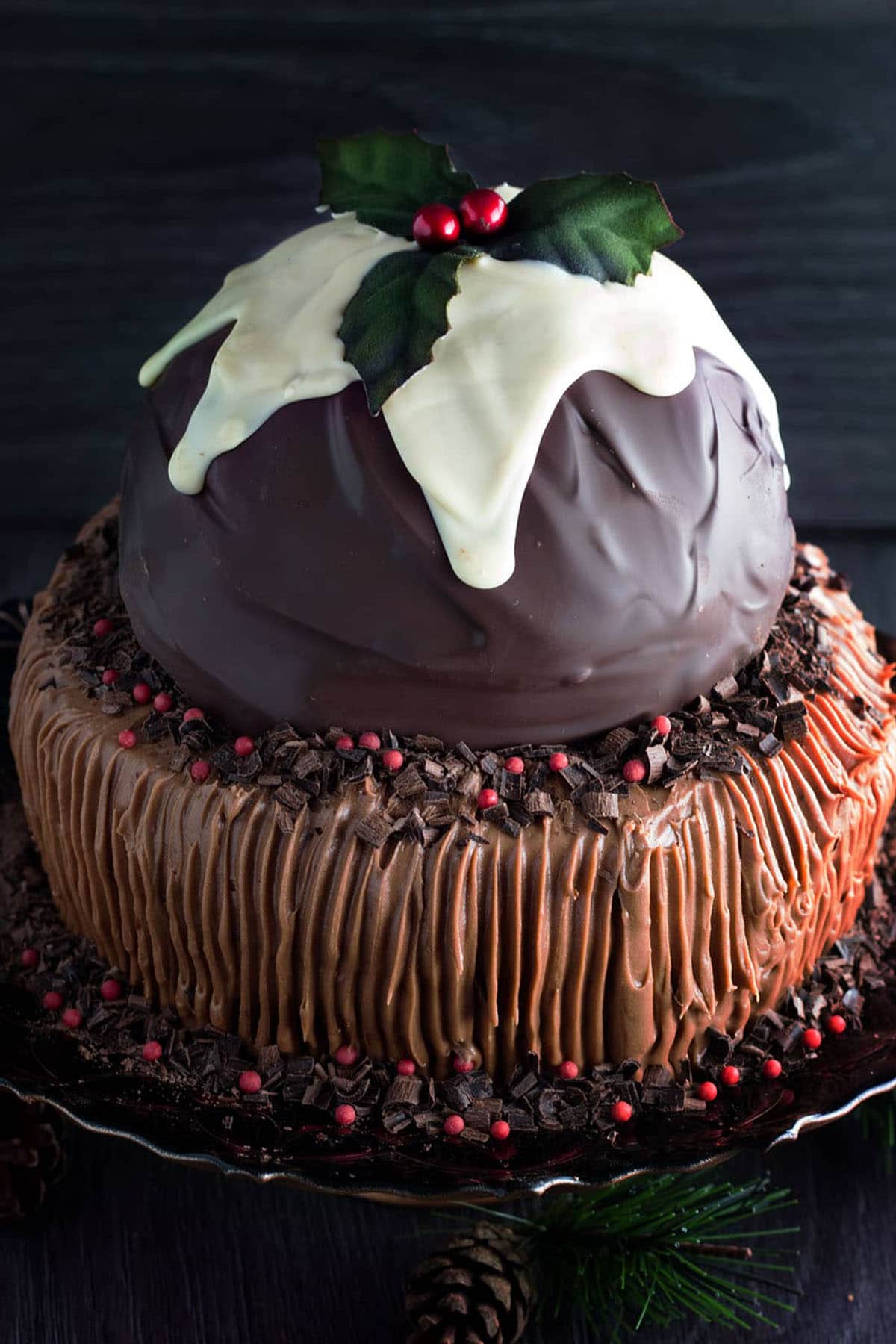 Chocolate Christmas Smash Cake Smash It Open To Reveal Hidden