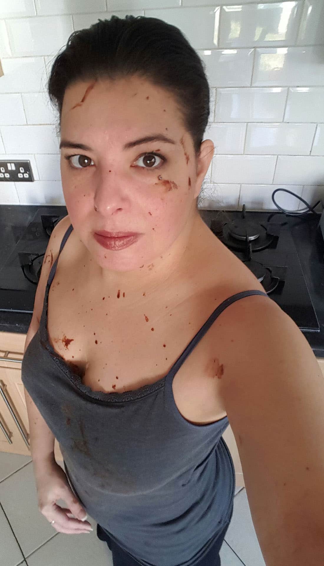 chocolate-cristmas-cake-mess