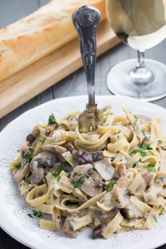 Creamy Tagliatelle &amp; Mushrooms - Erren&amp;#39;s Kitchen