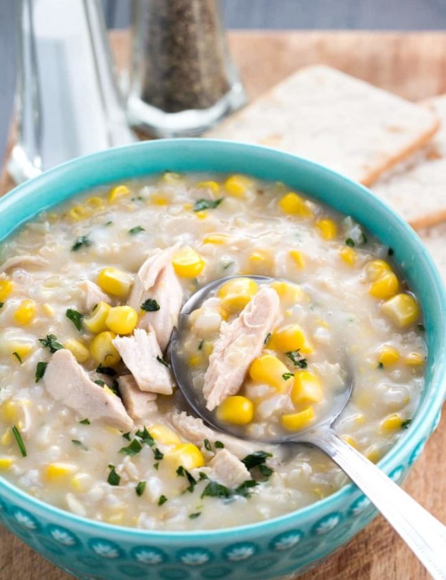 Chicken and Rice Corn Chowder