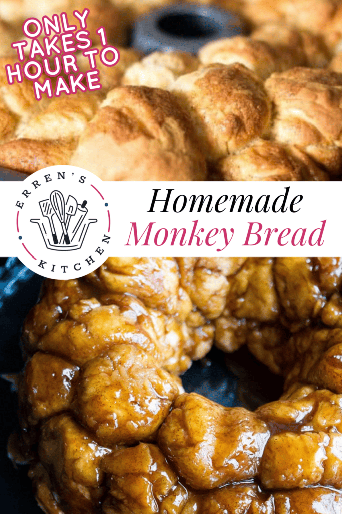 A homemade, delicious, bundt-shaped, buttery, sticky goodness monkey bread.