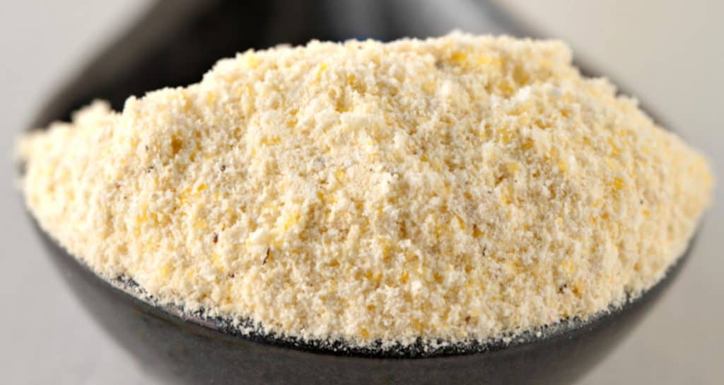 a bowl of cornmeal