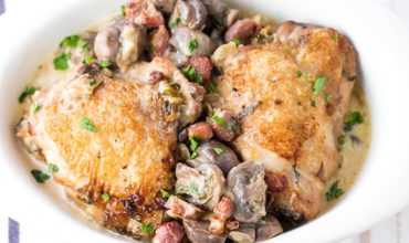 Creamy Chicken & Bacon with Mushrooms
