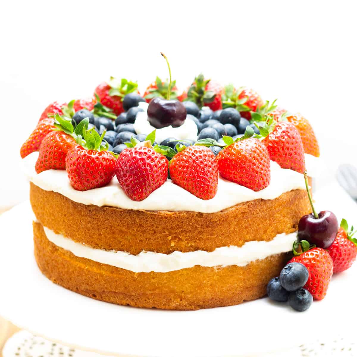 Top more than 72 cake and fruit dessert latest
