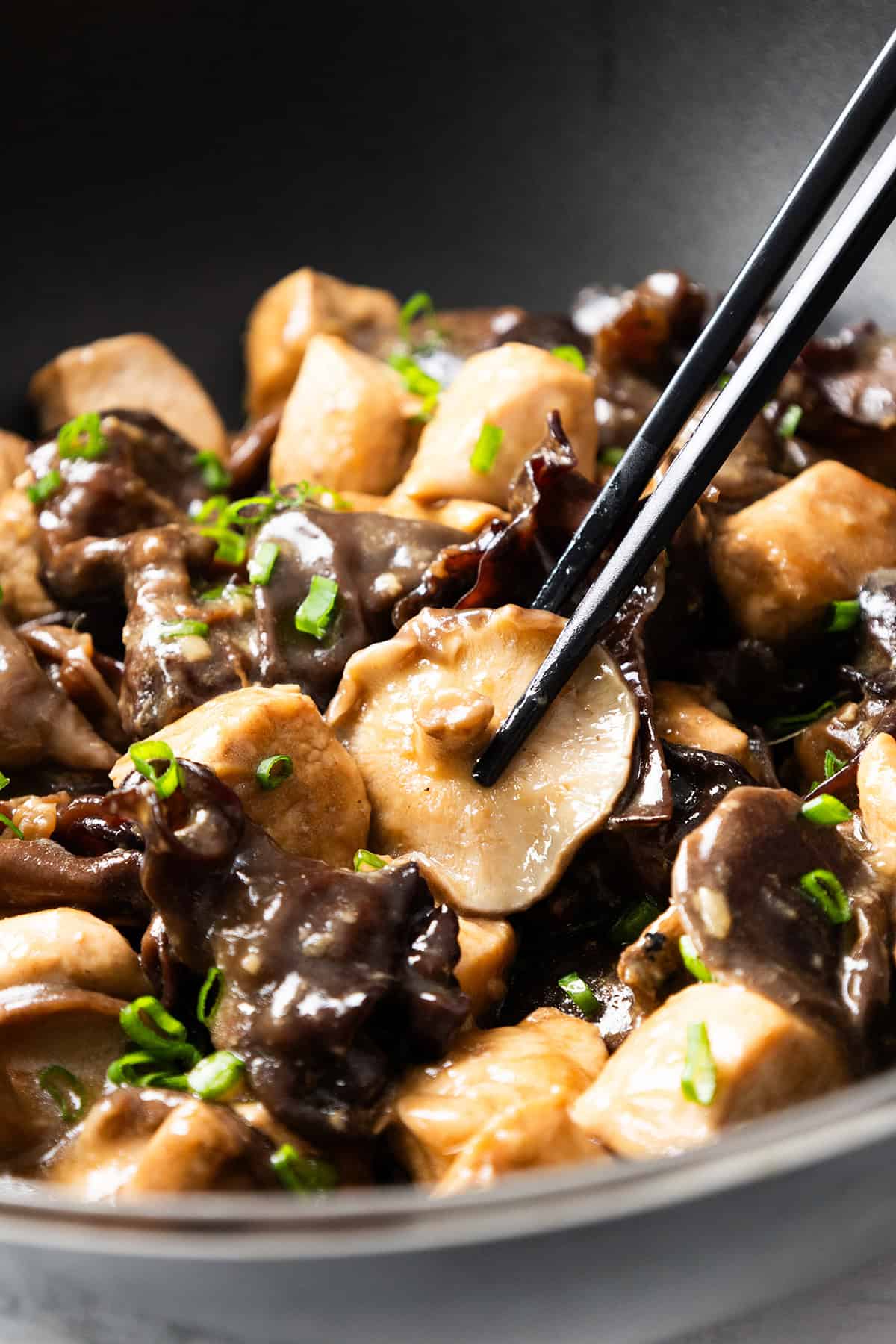 Chicken with Chinese Mushrooms