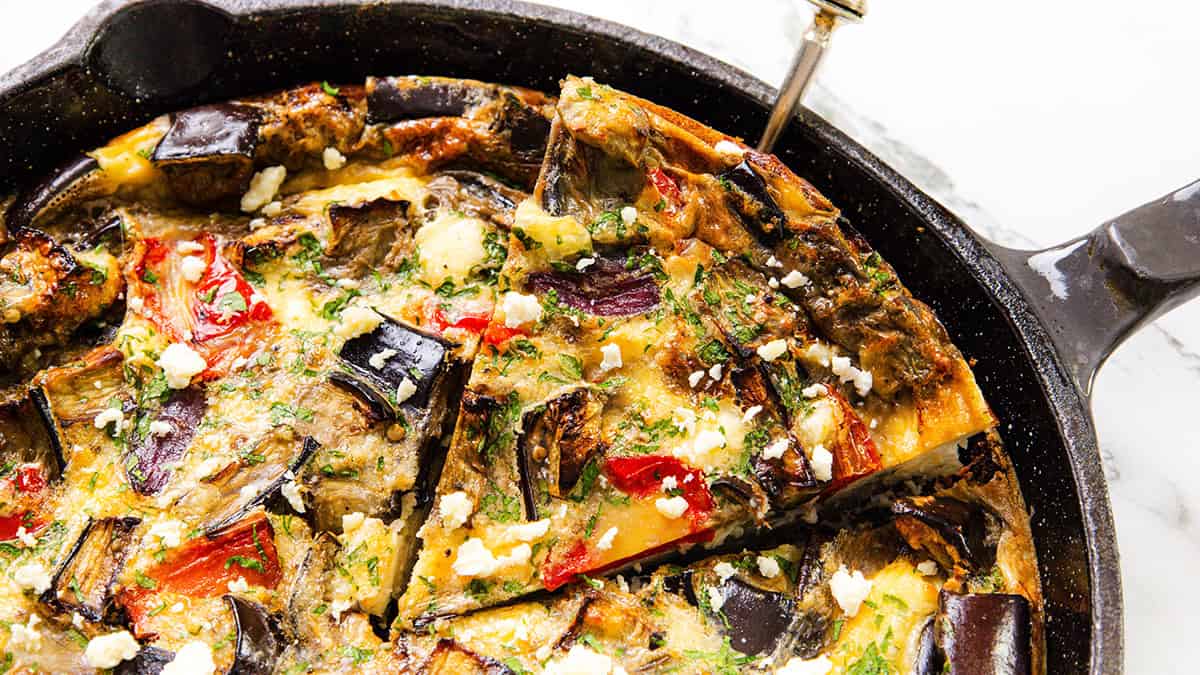 Mediterranean Frittata with Roasted Vegetables