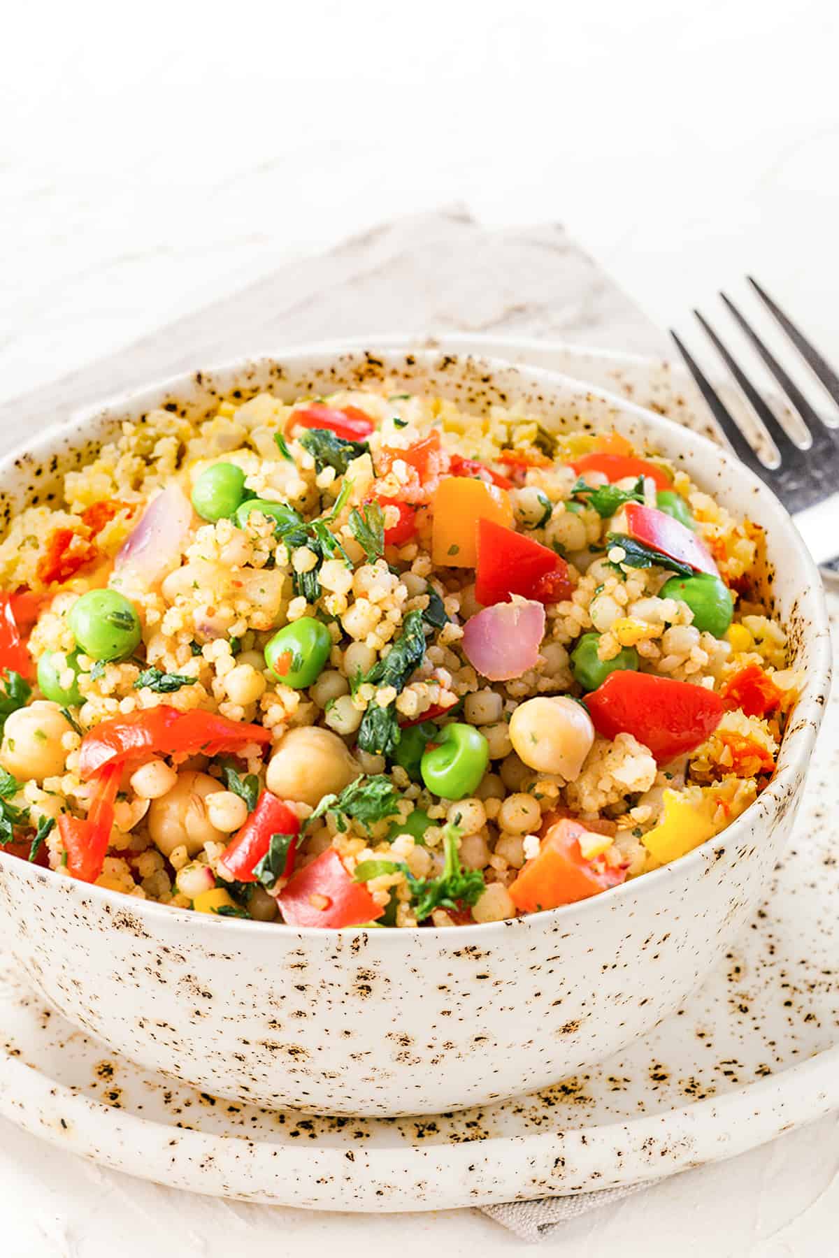 Vegan Couscous with Veggies - Plant-Based on a Budget