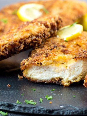 Crispy Breaded Chicken Cutlets