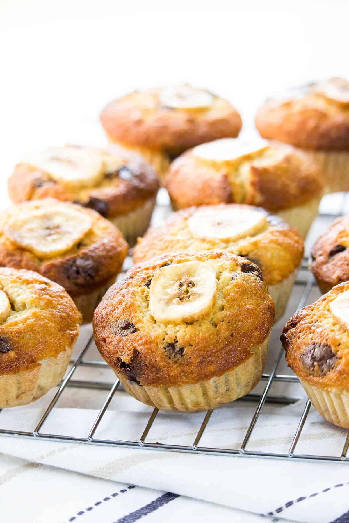 Chocolate Chip Banana Muffins