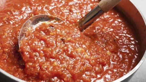 Making pasta sauce hotsell