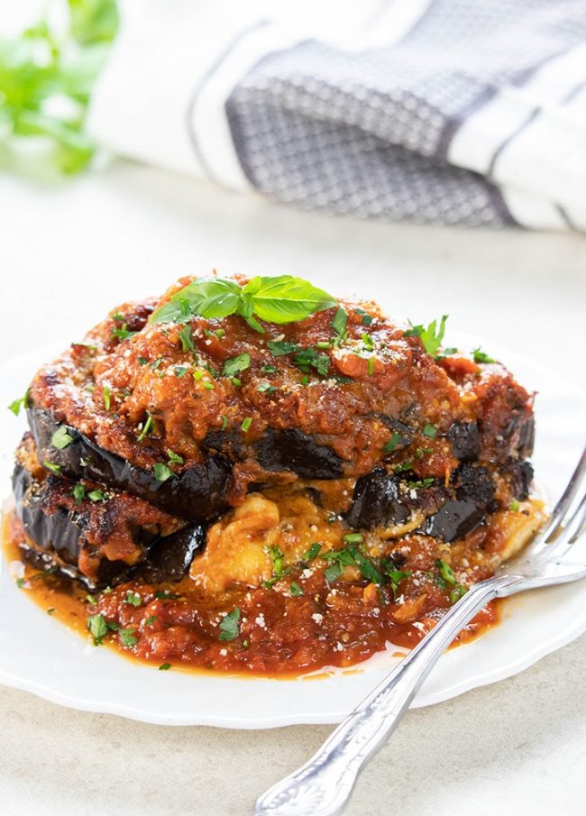 Baked Eggplant Parmesan Erren's Kitchen