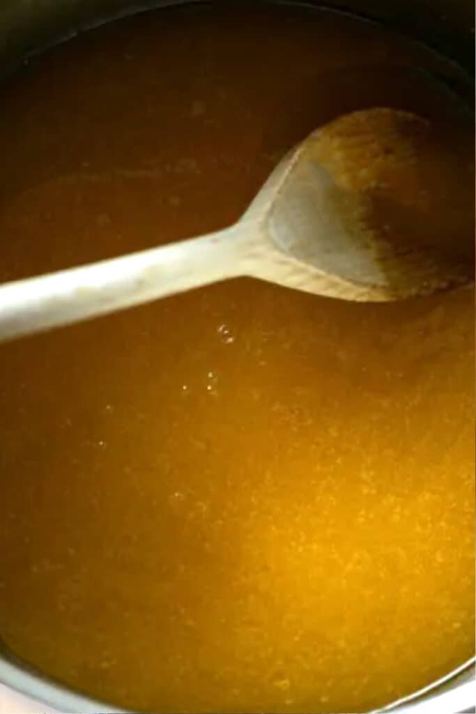 a pot of the mixture ready to go
