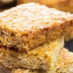 stacked british flapjacks