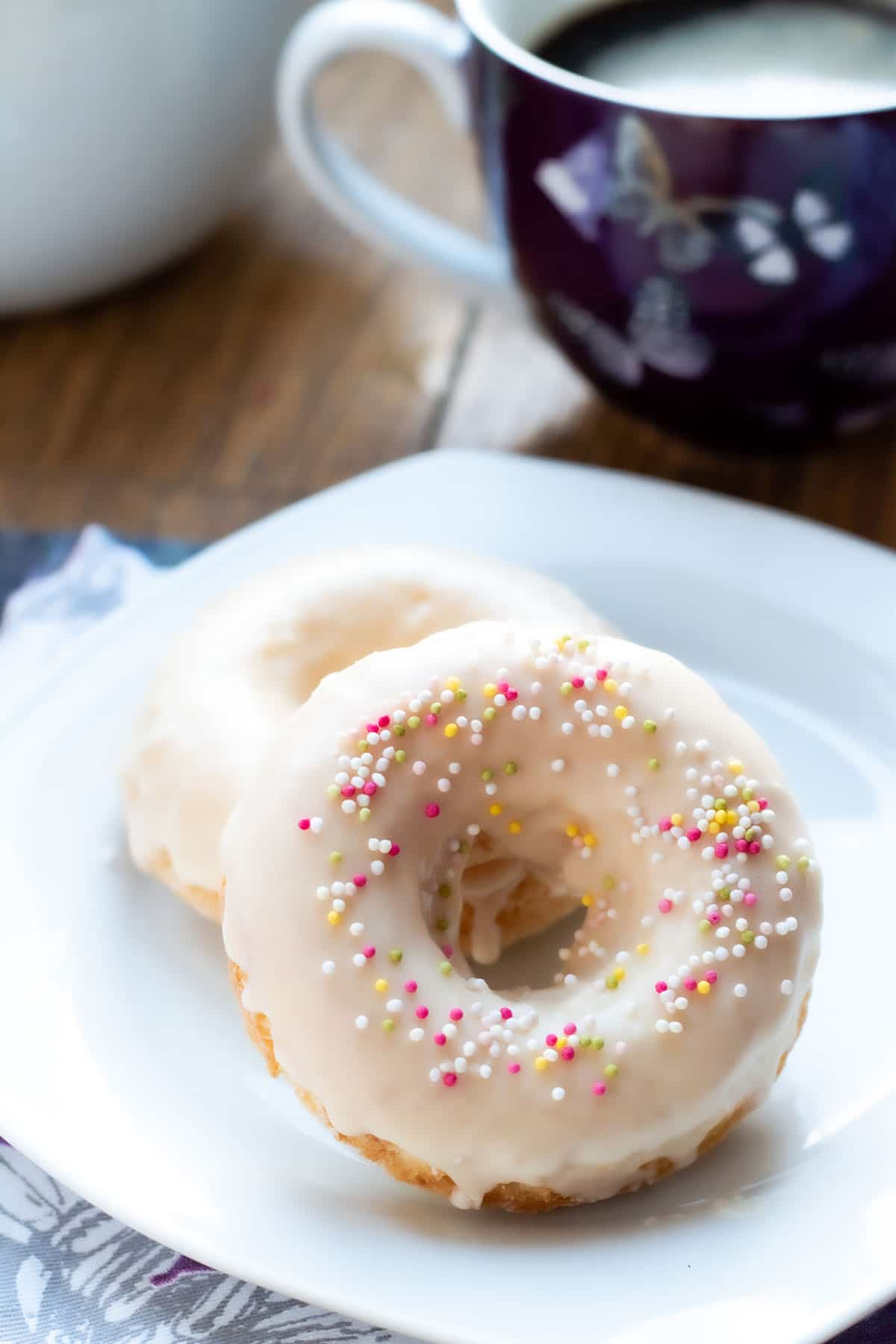Baked Vanilla Donuts