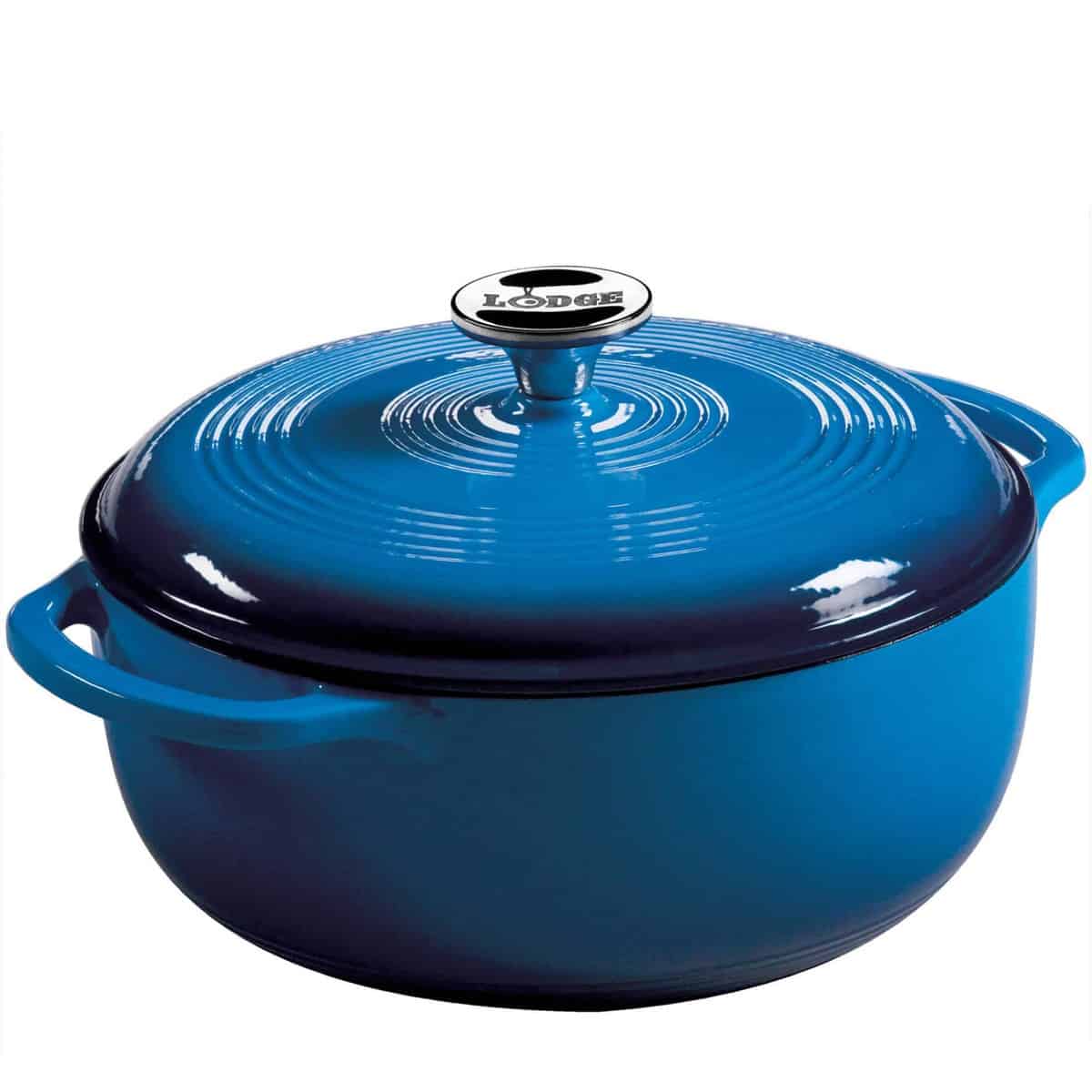Lodge 6 Quart Enameled Cast Iron Dutch Oven