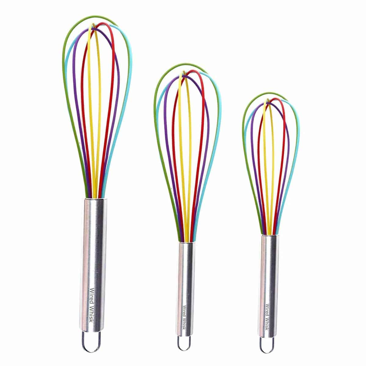 Rainbow Colored Whisk Set