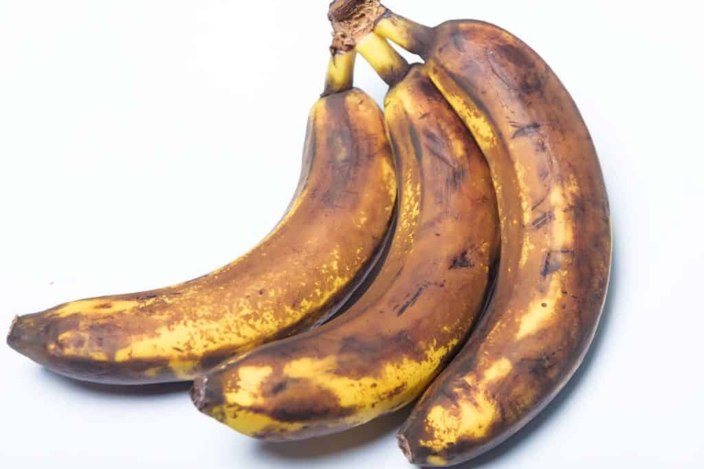 Bananas that are turning black