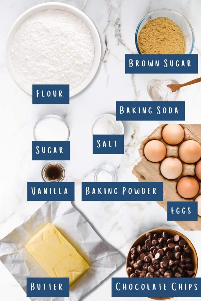 all of the ingredients for this recipe laid out on a table.