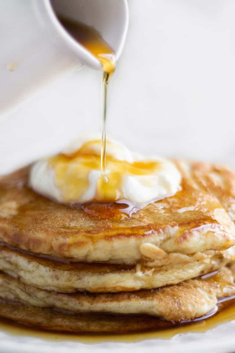 View of Sour Cream Pancakes