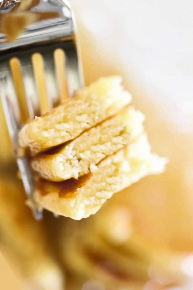 Sour Cream Pancakes - Sour Cream Pancakes With Powdered Sugar