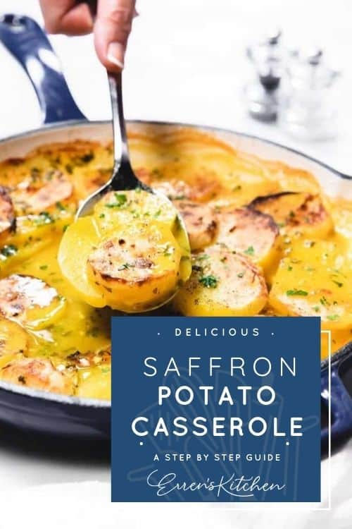 saffron potato casserole