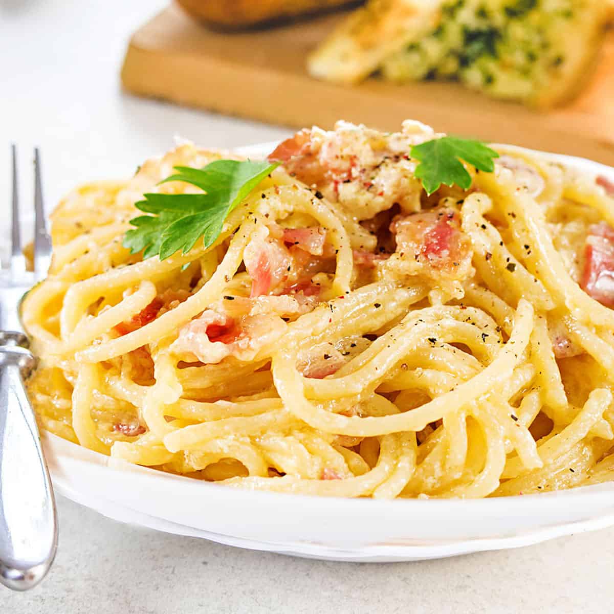 Spaghetti à La Carbonara — Rezepte Suchen
