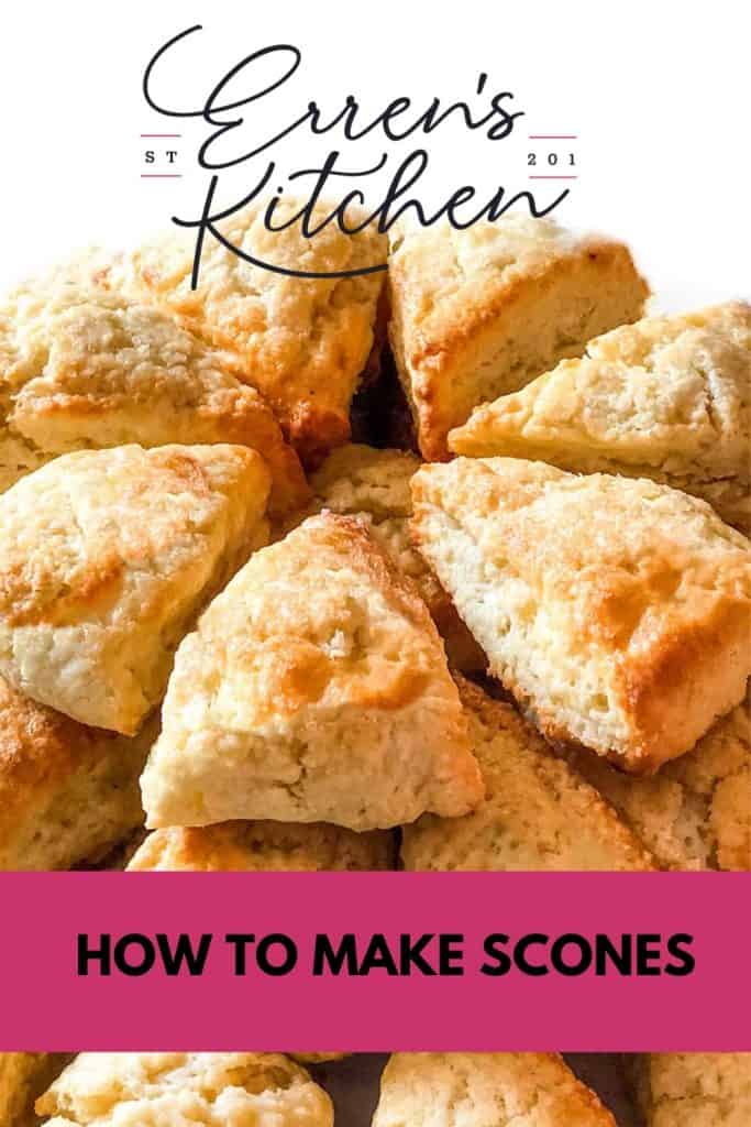 a pile of scones ready to eat