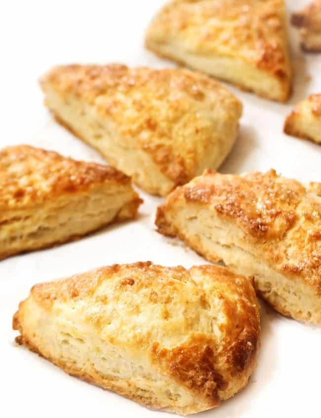 baked scones ready to eat