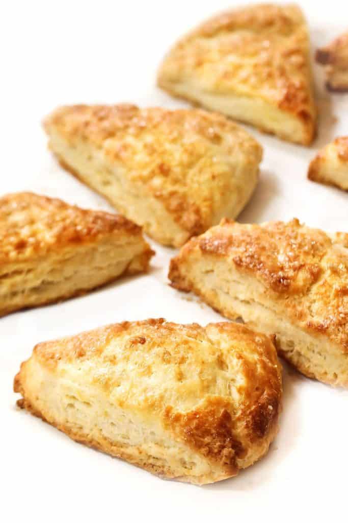 baked scones ready to eat