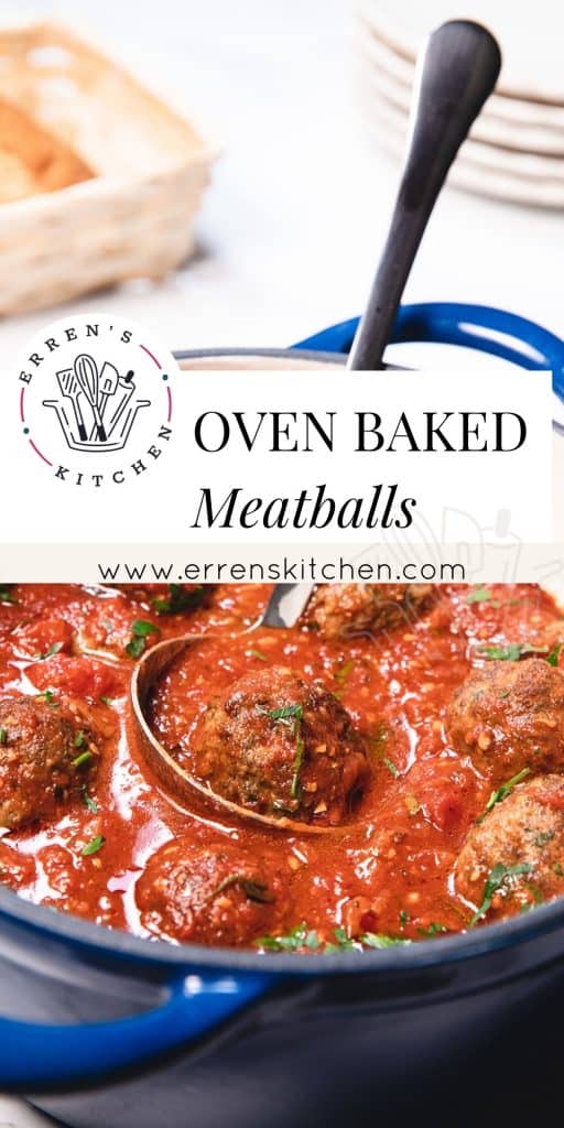 oven baked meatballs in sauce ready to serve