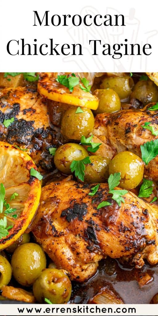 Moroccan chicken with Lemon, Olives and sauce