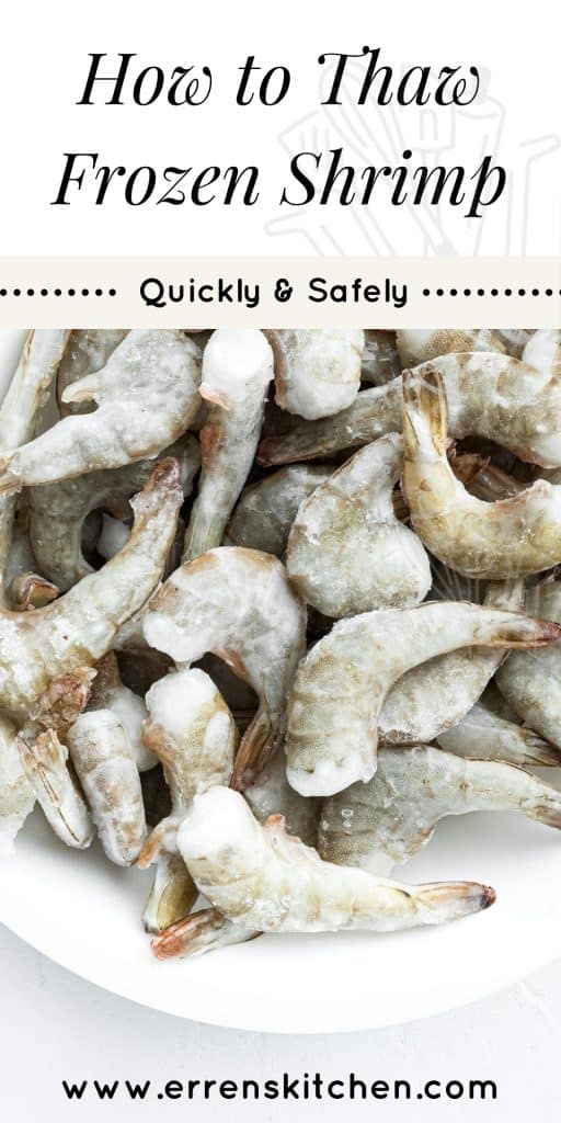 Frozen raw uncooked tiger shrimp on white stone surface, top view flat lay, square format
