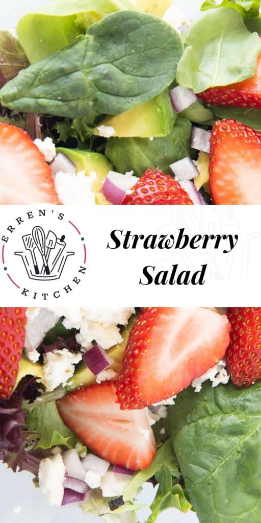 strawberry salad ready to eat