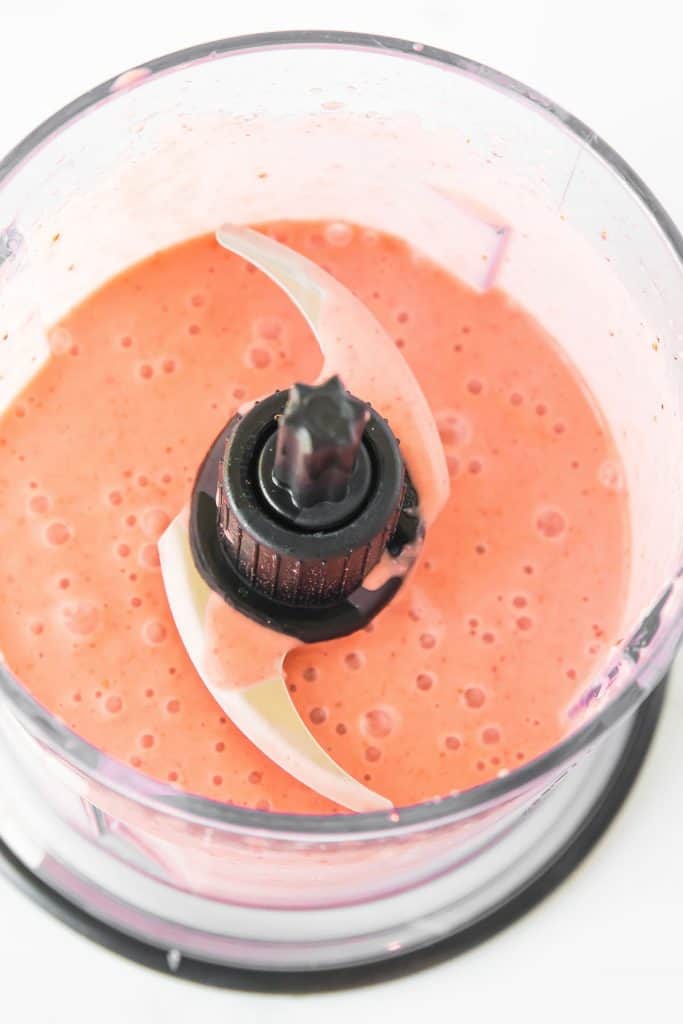 blended strawberry vinaigrette